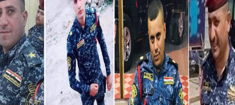 Four Iraqi federal police officers killed southwest of Kirkuk
